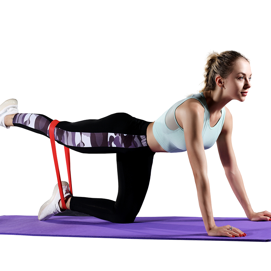 Yoga Spor Egzersizi Elastik Fitness Bantları Ev İçin İdeal 5 Farklı Seviye Direnç Bantları Pilates Crossfit Egzersiz Ekipmanları